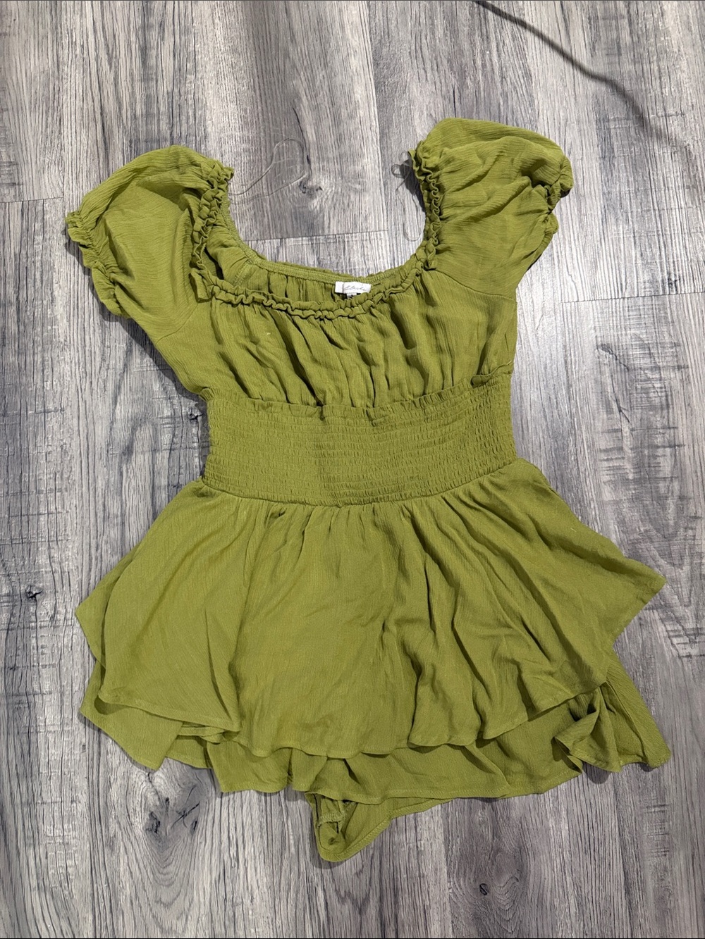 Fashion nova Olive green romper